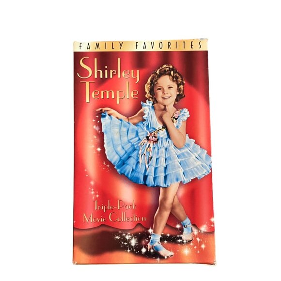 Shirley Temple Family Favorites VHS Set 3 Curly Top Heidi Baby Take a Bow Used - Picture 1 of 16